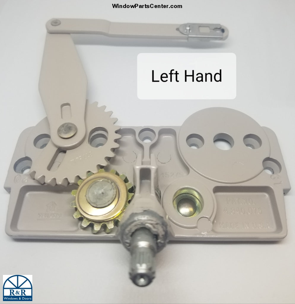 176 - Amesbury Truth EntryGard Dyad Arm Casement Operator. Known Part Number: 45275, PAT. NO. 4.840.075, 31368, 36-177