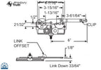 176 - Amesbury Truth EntryGard Dyad Arm Casement Operator 15 Series