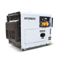 Hyundai 5.2kW / 6.5kVA* Diesel Generator, 3000rpm, 230v Single Phase Output, Silenced Standby Genset | DHY6000SE