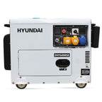 Hyundai 5.2kW / 6.5kVA* Diesel Generator, 3000rpm, 230v Single Phase Output, Silenced Standby Genset | DHY6000SE