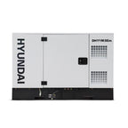 Hyundai 11kW / 13.75kVA* Single Phase, 230v Diesel Generator, 1500rpm Water-cooled Slow Running Genset, Silenced Canopy | DHY11KSEm