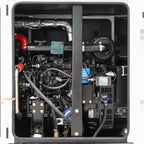 Hyundai 11kW / 13.75kVA* Single Phase, 230v Diesel Generator, 1500rpm Water-cooled Slow Running Genset, Silenced Canopy | DHY11KSEm