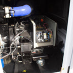 Hyundai 11.2kW / 14kVA Three Phase, 400v / 230v Diesel Generator, 1500rpm Water-cooled Slow Running Genset, Silenced Canopy | DHY14KSE