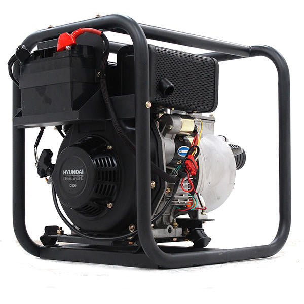 Hyundai 80mm 3" 296cc Diesel Clean Water Pump, 25m Head, 6m Lift, 1000L/min Flow Rate | DHY80E