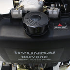 Hyundai 80mm 3" 296cc Diesel Clean Water Pump, 25m Head, 6m Lift, 1000L/min Flow Rate | DHY80E