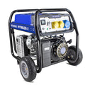 Hyundai 5.5kW / 6.8kVA* Petrol Site Open Frame Generator with Electric, Recoil Start & Wheel Kit| HY7000LEK-2