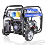Hyundai 3.2kW / 4kVA* Petrol Site Open Generator with Electric, Recoil Start & Wheel Kit| HY3800LEK-2