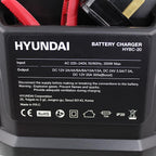 Hyundai Battery Boost Charger 12v and 24v | HYBC-20