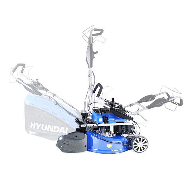 Hyundai 21" / 53cm 196cc Electric -Start Self-Propelled Petrol Roller Lawnmower, 70L Catcher & Rear Discharge | HYM530SPER