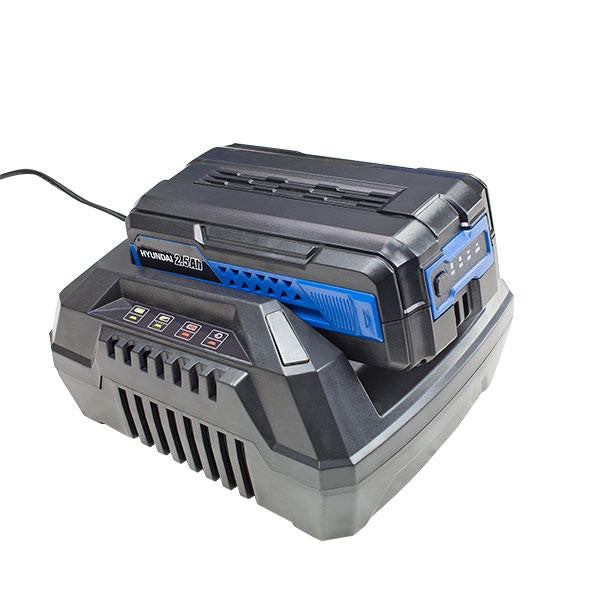 Hyundai 42cm Cordless 40v Lithium-Ion Battery Lawnmower with Battery and Charger | HYM40LI420P