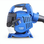 Hyundai 26cc 3-in-1 Petrol Leaf Blower, Garden Vac & Shredder, 157mph Air Speed, 40L Collection Bag | HYBV2600X