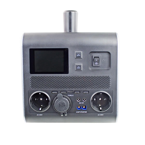 Hyundai HPS-600 Portable Power Station & Protective Carry/Shoulder Bag