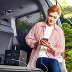 Hyundai HPS-600 Portable Power Station & Protective Carry/Shoulder Bag