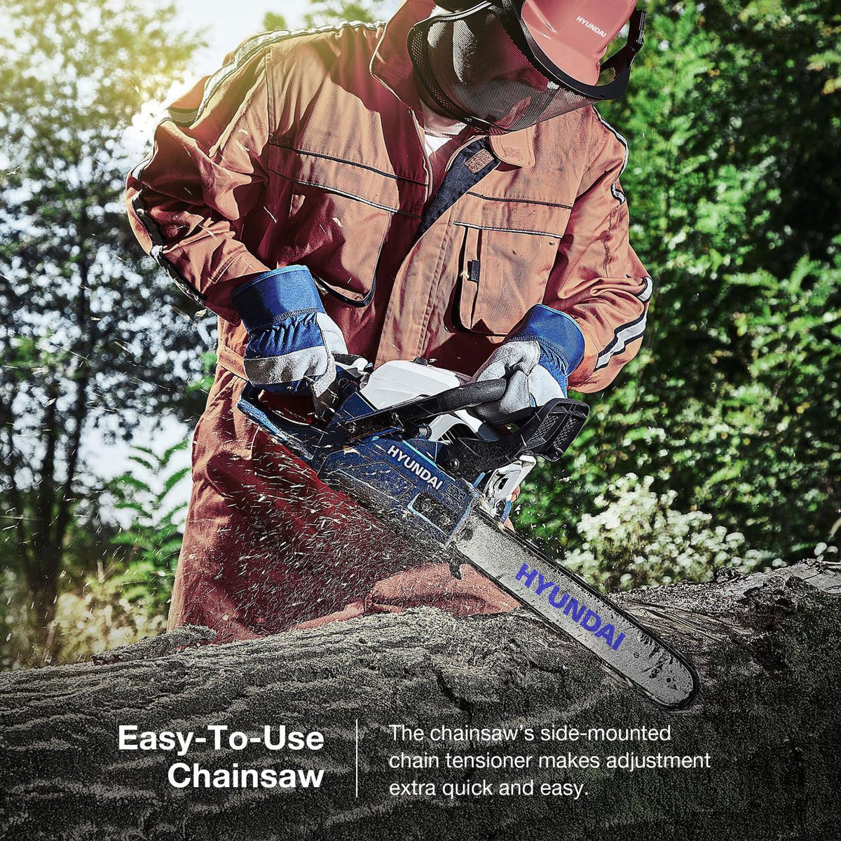 Hyundai HYC6200X 62cc Petrol Chainsaw – 20″ / 50cm, Easy Start