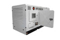 Hyundai 17kW / 20.4kVA* Compact Diesel Generator, Slow-running 1500rpm, 230v Single Phase Genset with Silenced Canopy | DHY18COM-1