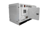 Hyundai 17kW / 20.4kVA* Compact Diesel Generator, Slow-running 1500rpm, 230v Single Phase Genset with Silenced Canopy | DHY18COM-1