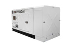 Hyundai 17kW / 20.4kVA* Compact Diesel Generator, Slow-running 1500rpm, 230v Single Phase Genset with Silenced Canopy | DHY18COM-1