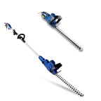 Hyundai 550W 440mm 2-in-1 Corded Electric Pole Hedge Trimmer and Pruner Convertible | HYP2HT550E