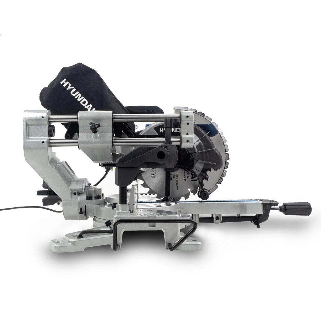 Hyundai 1500W Electric Mitre Saw / Chop Saw with 210mm Blade, 230V | HYMS1500E