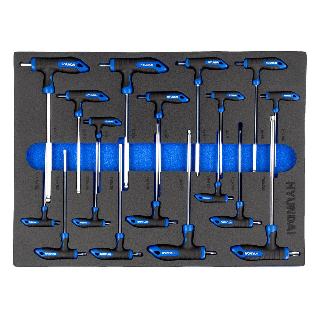 Hyundai Tool Chest 175 Piece 7 Drawer Castor Mounted Roller Cabinet | HYTC9006