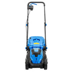 Hyundai 33cm 1300W Electric Lawn Mower, 11m Detachable Power Cable, 3 Heights & 30L Collection Bag | HYM3313E