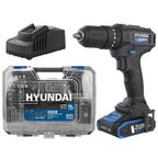 Hyundai 20V 50Nm Cordless Hammer Drill, 2-Speed, 13 mm Chuck LED Light | HD20S-50