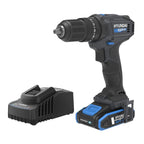 Hyundai 20V 50Nm Cordless Hammer Drill, 2-Speed, 13 mm Chuck LED Light | HD20S-50