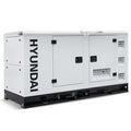 Hyundai 22kW / 27.5kVA* Single Phase, 230v Diesel Generator, 1500rpm Water-cooled Slow Running Genset ,Silenced Canopy | DHY22KSEm