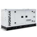 Hyundai 22kW / 27.5kVA* Single Phase, 230v Diesel Generator, 1500rpm Water-cooled Slow Running Genset ,Silenced Canopy | DHY22KSEm