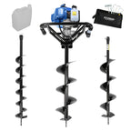 Hyundai 56cc Petrol Earth Auger, 3 Drill Bits (100mm, 150mm, 200mm) | HYEA5600X