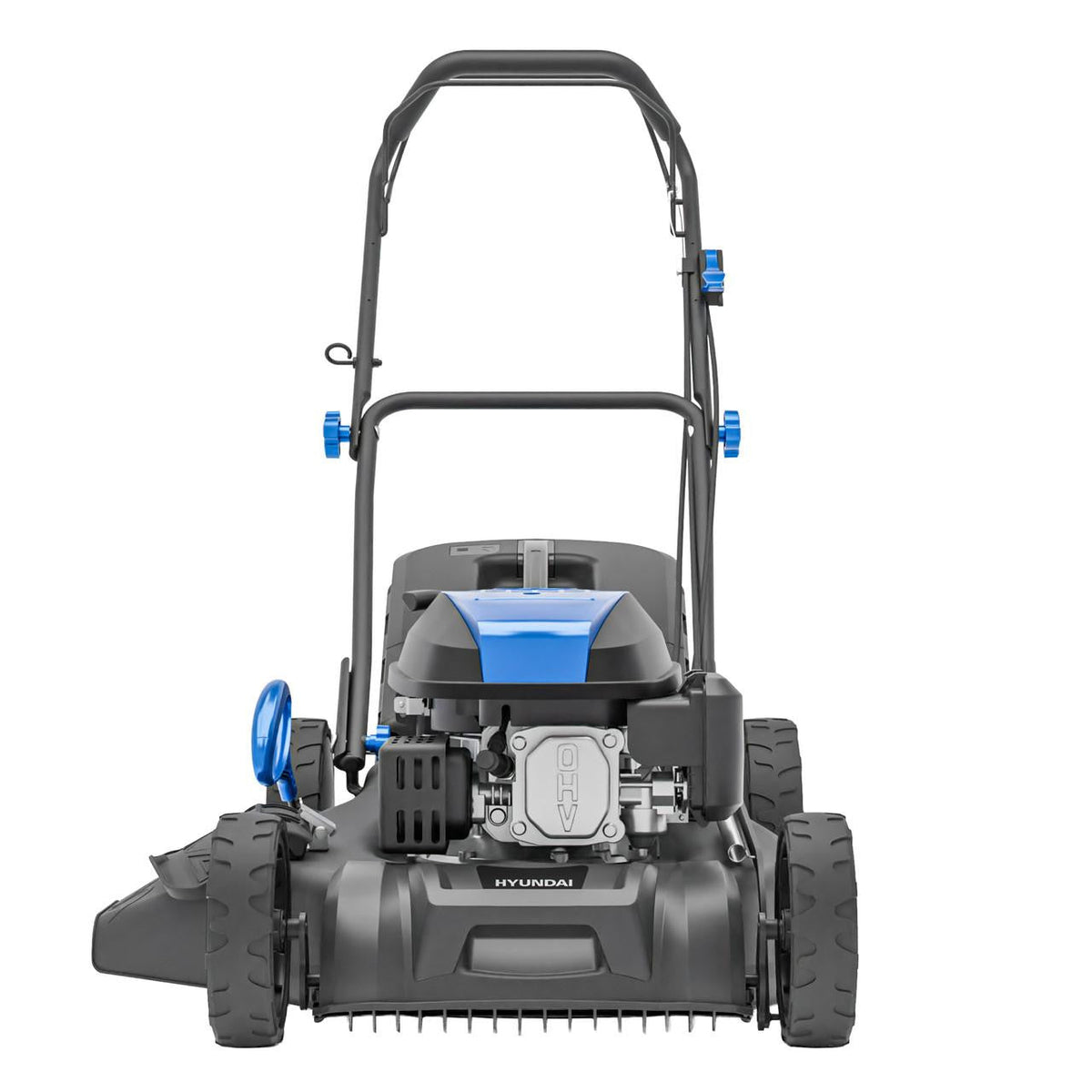 Hyundai 18" / 46cm Self-Propelled Petrol Lawnmower, 139cc, 4-in-1, Mulching | HYM18150SPX