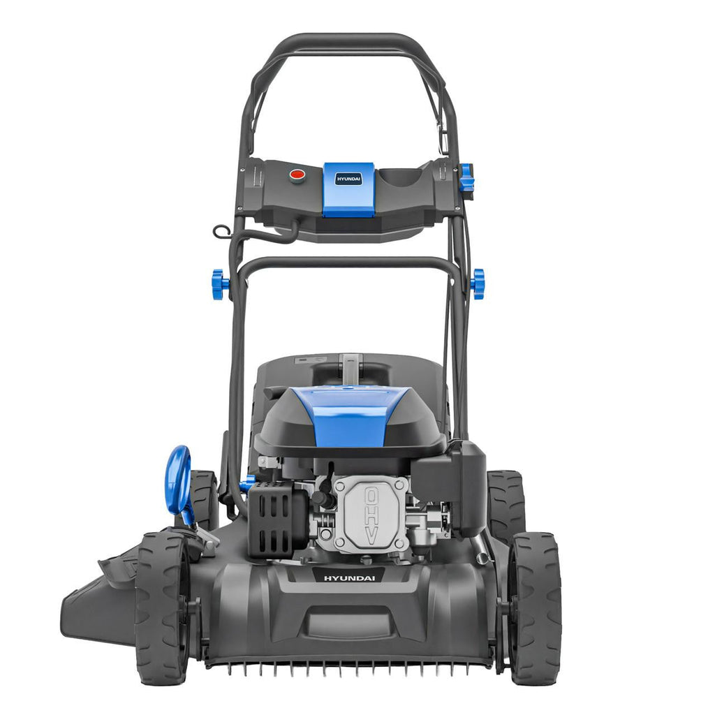 Hyundai 18" / 46cm Self-Propelled Petrol Lawnmower, Electric Start, 139cc | HYM18150SPEX