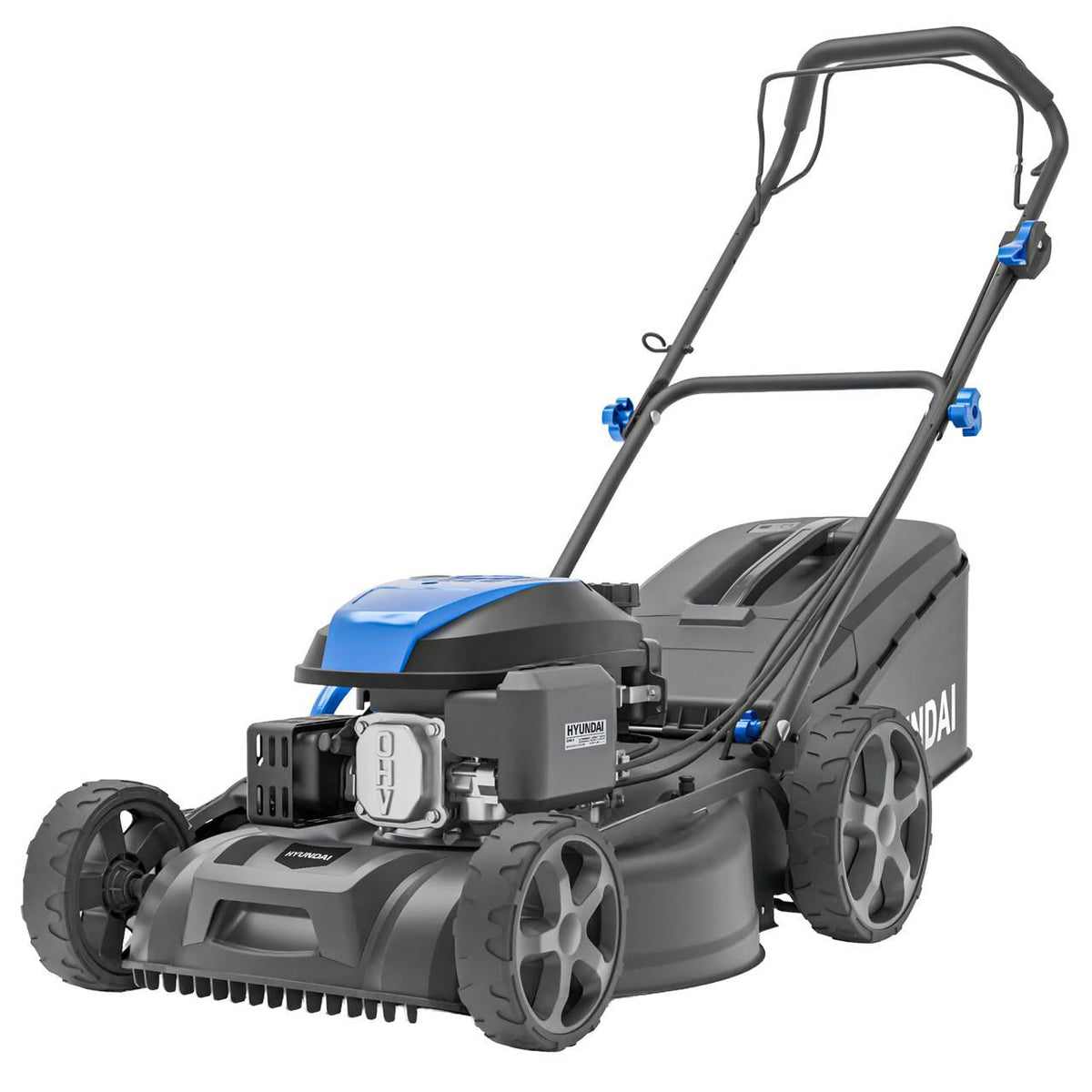 Hyundai 20" / 51cm Self-Propelled Petrol Lawnmower, 196cc, 4-in-1 | HYM20200SPX