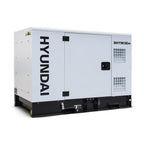 Hyundai 9kW / 11.25kVA* Silenced Diesel Generator, Slow Running, 1500rpm water-cooled, Single Phase 230v Genset | DHY9KSEm