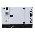Hyundai 8.8kW / 11kVA Three Phase, 400v / 230v Diesel Generator, 1500rpm Water-cooled Slow Running Genset, Silenced Canopy | DHY11KSE