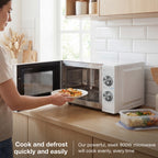 HYUNDAI 800W 20L Solo Microwave, Dial Control, Stainless Steel Interior | HYMW80020MW