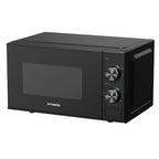 HYUNDAI 800W 20L Solo Microwave, Dial Control, Stainless Steel Interior | HYMW80020MB