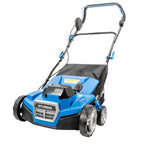 Hyundai 38cm / 15" 2-in-1 Cordless Scarifier & Rake, 40V (2x20V) Brushless, 45L Collection Bag | HY40CSC38