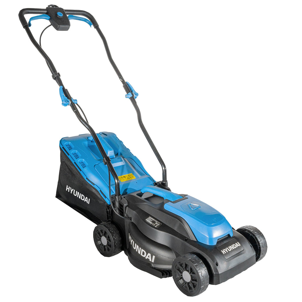 Hyundai 33cm / 13" 20V 3-in1 Brushless Cordless Lawnmower, 32L Collection Bag | HY20CLM33