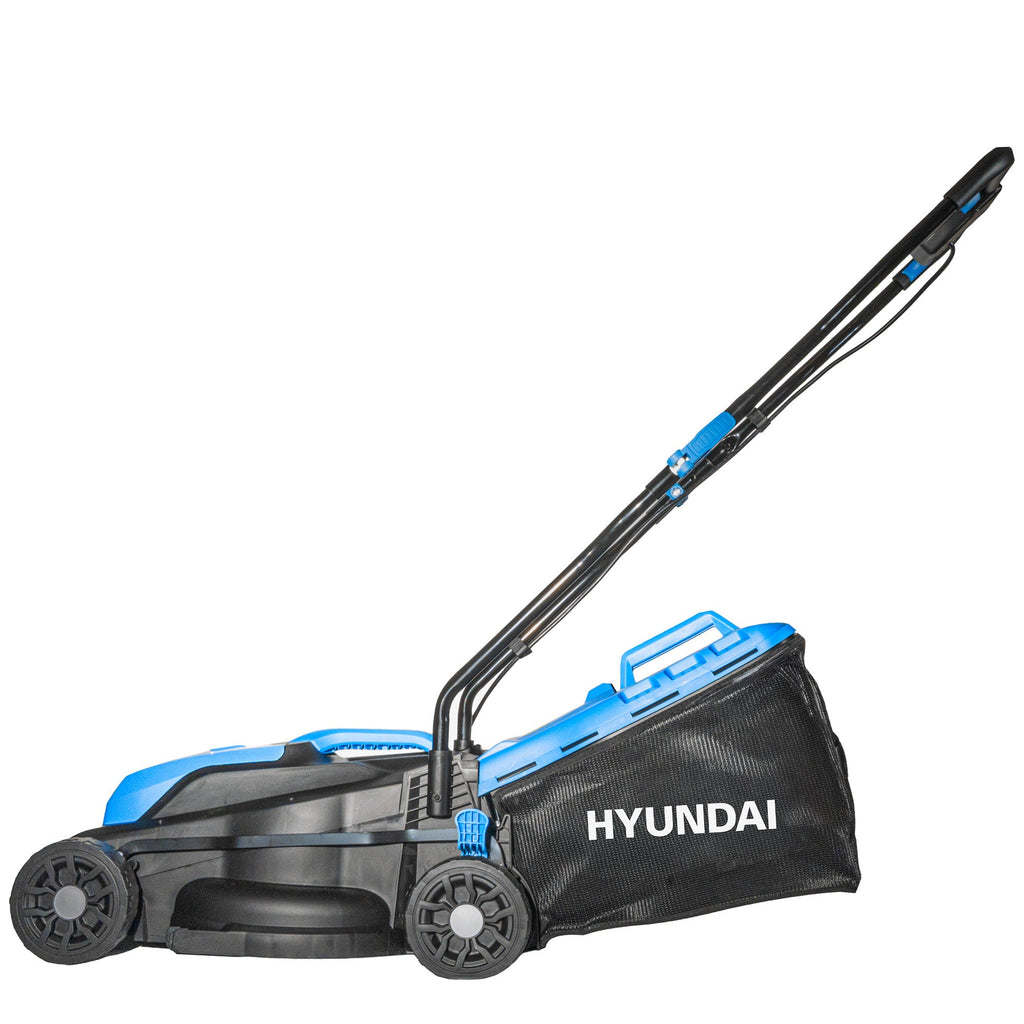 Hyundai 33cm / 13" 20V 3-in1 Brushless Cordless Lawnmower, 32L Collection Bag | HY20CLM33