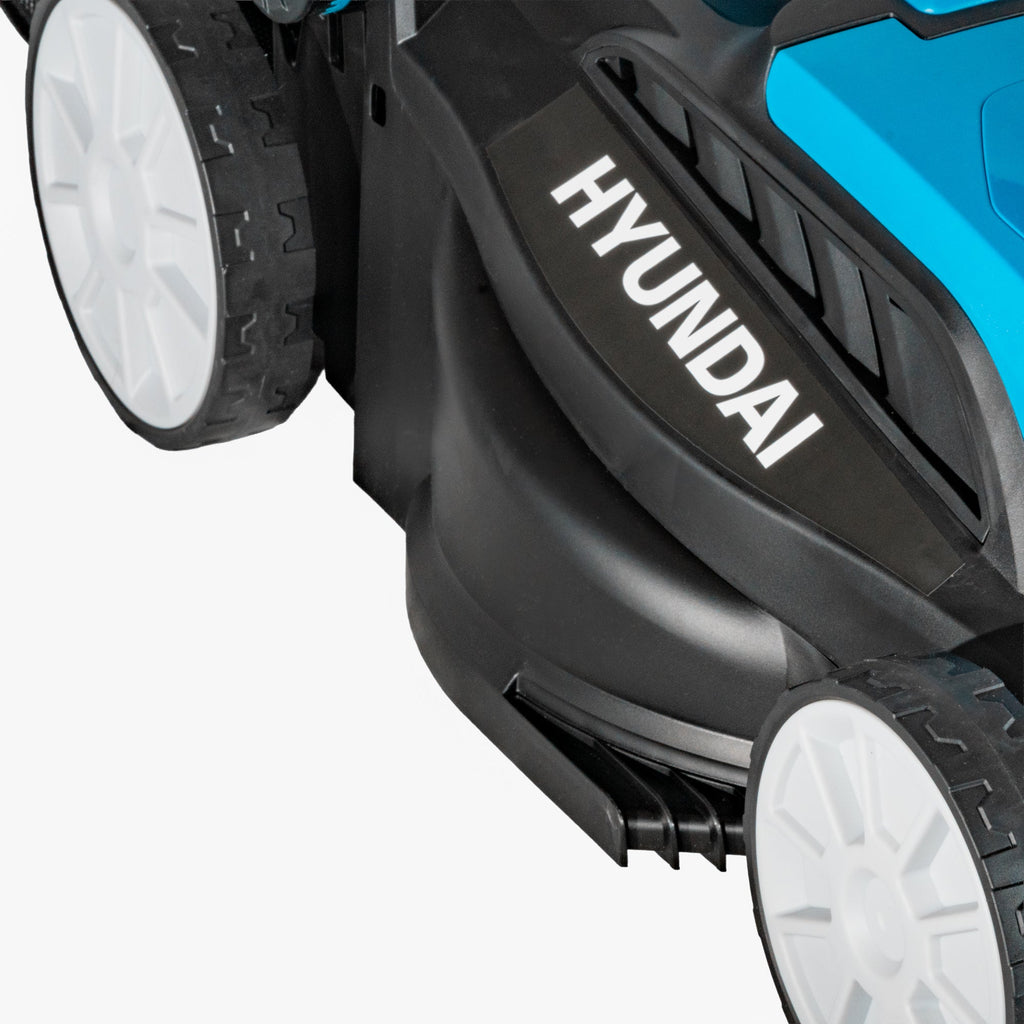 Hyundai 38cm / 15" 40V (2x20V) 3-in-1 Brushless Cordless Lawnmower,  36L Bag | HY40CLM38