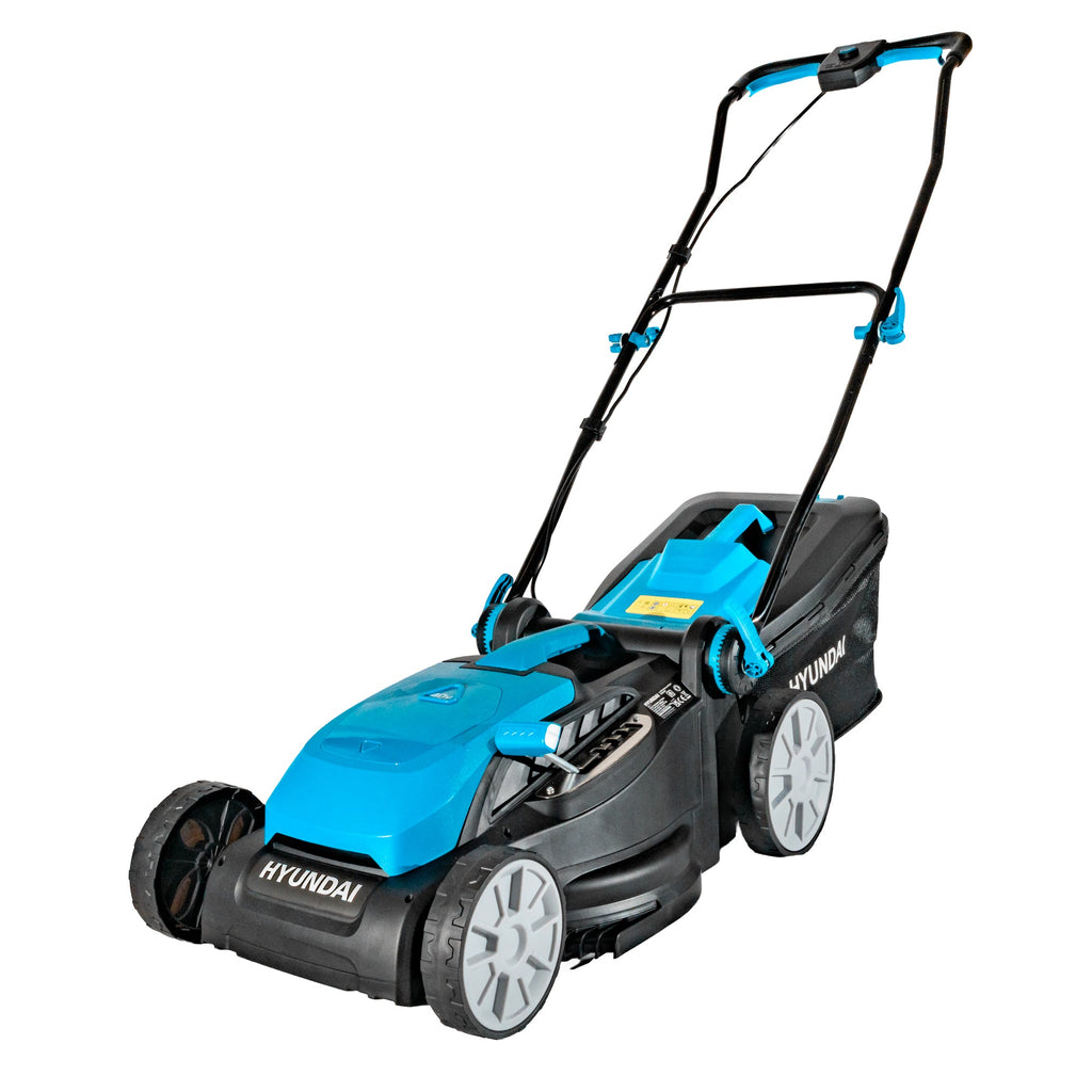 Hyundai 38cm / 15" 40V (2x20V) 3-in-1 Brushless Cordless Lawnmower,  36L Bag | HY40CLM38