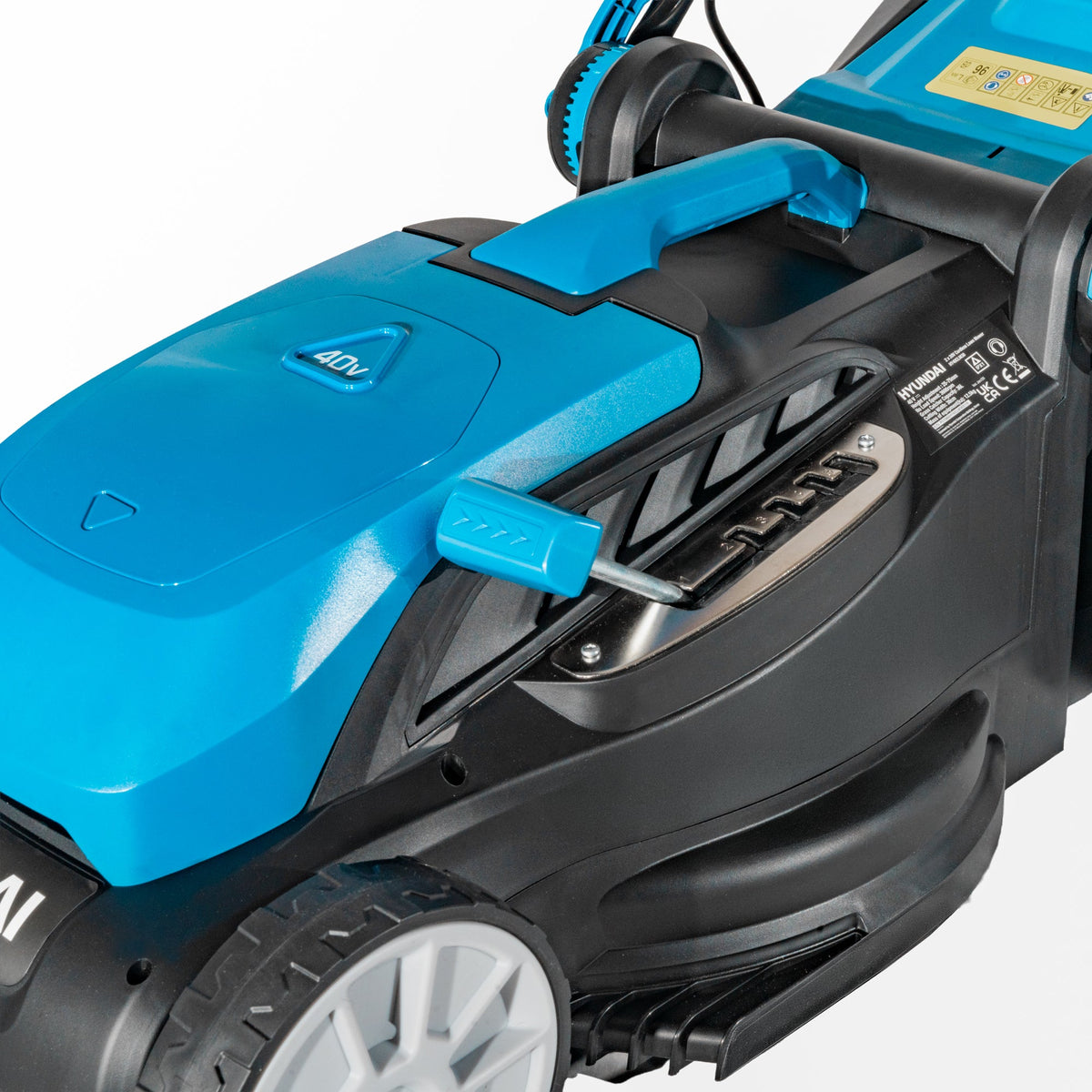 Hyundai 38cm / 15" 40V (2x20V) 3-in-1 Brushless Cordless Lawnmower,  36L Bag | HY40CLM38