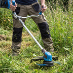 Hyundai 2x20V Brushless 2-in-1 Brush Cutter & String Trimmer, Straight Split Shaft, 3-Speed, 3 Year Warranty | HY40CGB26
