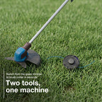 Hyundai 2x20V Brushless 2-in-1 Brush Cutter & String Trimmer, Straight Split Shaft, 3-Speed, 3 Year Warranty | HY40CGB26