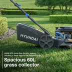 Hyundai 18" / 46cm Self-Propelled Petrol Lawnmower, 139cc, 4-in-1, Mulching | HYM18150SPX