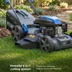 Hyundai 18" / 46cm Self-Propelled Petrol Lawnmower, 139cc, 4-in-1, Mulching | HYM18150SPX