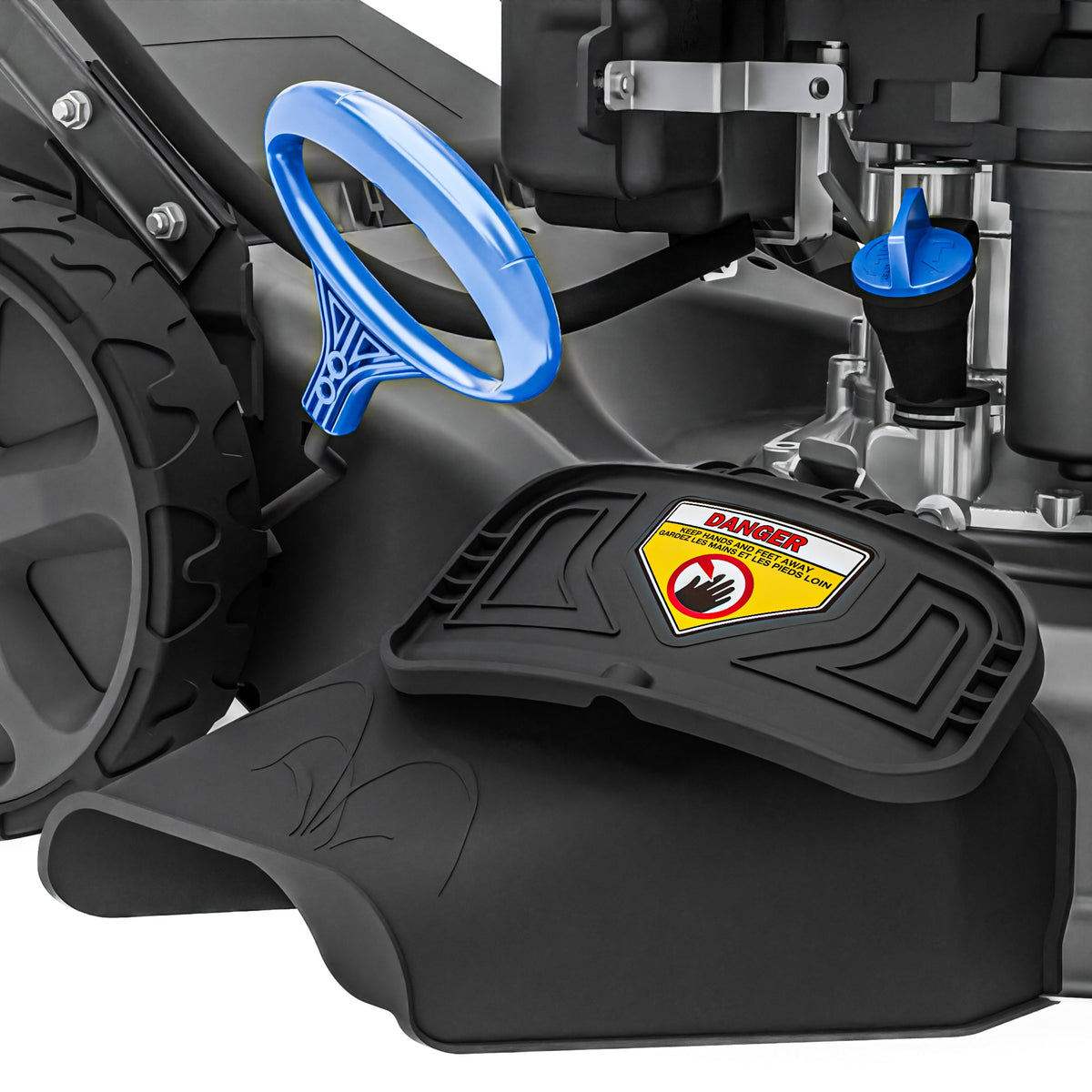 Tondeuse thermique autotractée Hyundai 43cm, Démarrage électrique, 139cc | HYM17150SPEX-EU