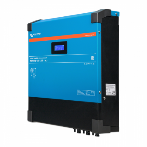 Victron SmartSolar MPPT RS 450/200 200A solar charge controller with 4 independent MPPT inputs for 48V systems (Bluetooth inbuilt) (SCC145120512)