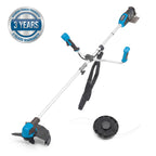Hyundai 2x20V Brushless 2-in-1 Brush Cutter & String Trimmer, Straight Split Shaft, 3-Speed, 3 Year Warranty | HY40CGB26